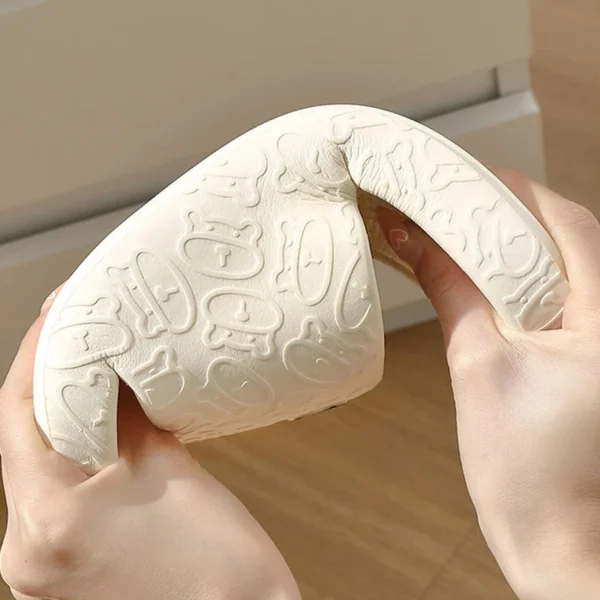 Lightweight Summer Slippers for Women Printting Cute Bear Indoor Bathroom Anti-slip Soft Sole Casual Couple Men EVA Slides - Image 3