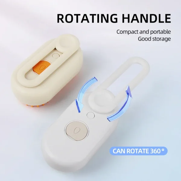 Cat Spray Comb Rotatable Handle Pet Spray Comb Cat Bath Massage Brush Pet Electric De-Shedding Brush - Image 6