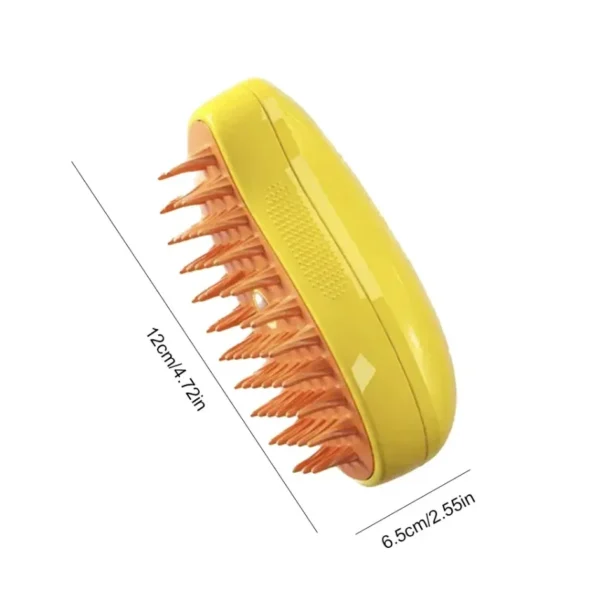 USB Rechargeable 3-in-1 Pet Grooming Brush with Steam Spray & Massage, Anti-Flying Hair Electric Bath Brush for Dog Cat Shedding - Image 19
