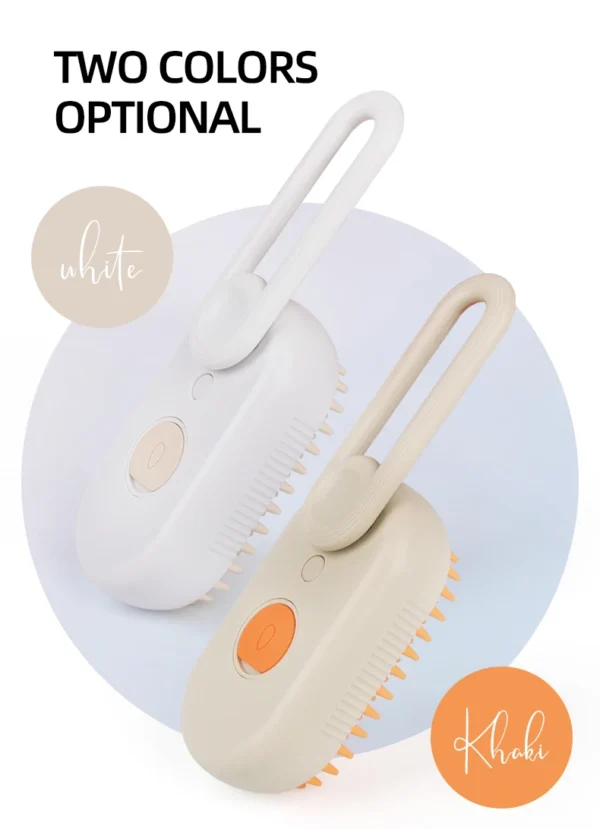 Cat Spray Comb Rotatable Handle Pet Spray Comb Cat Bath Massage Brush Pet Electric De-Shedding Brush - Image 12