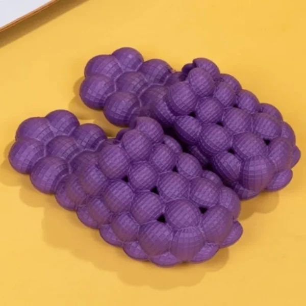Lychee Slippers Bubble Shoes Women Step on Shit Feelings Ins Internet Celebrity Trend Personality Non-slip Massage Bottom - Image 4