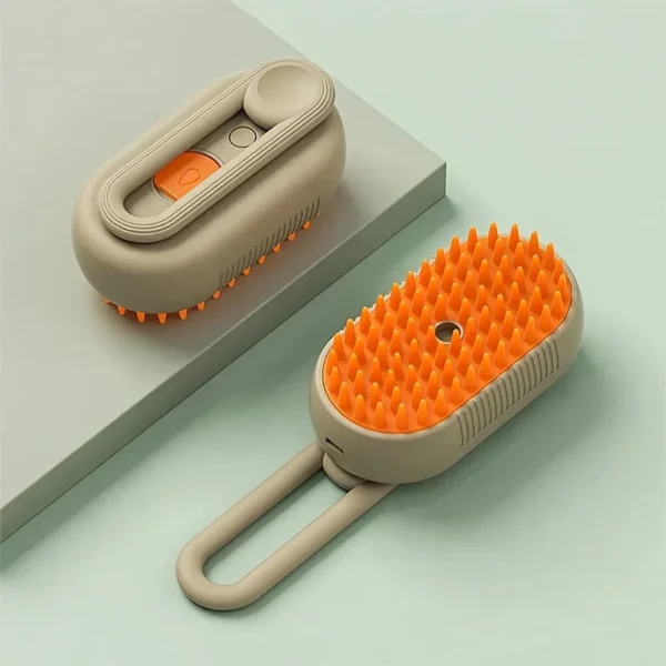 3-in-1 Dog Hair Brush Cat Hair Brush Electric Pet Cleaning Brush Steam Spray Brush Massage Hair Removal Comb Anti Flying Brush - Image 8