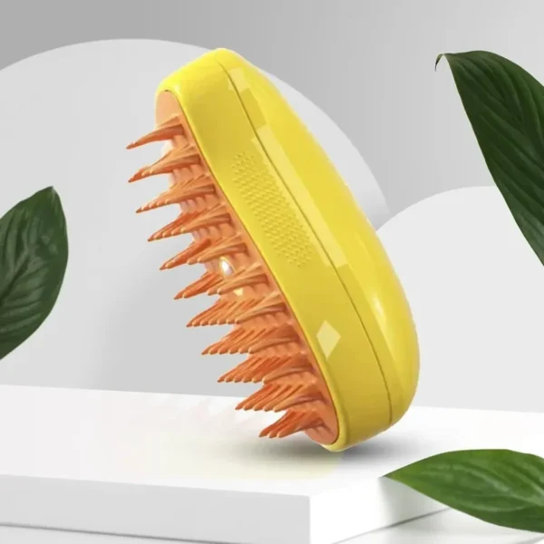 USB Rechargeable 3-in-1 Pet Grooming Brush with Steam Spray & Massage, Anti-Flying Hair Electric Bath Brush for Dog Cat Shedding - Image 11