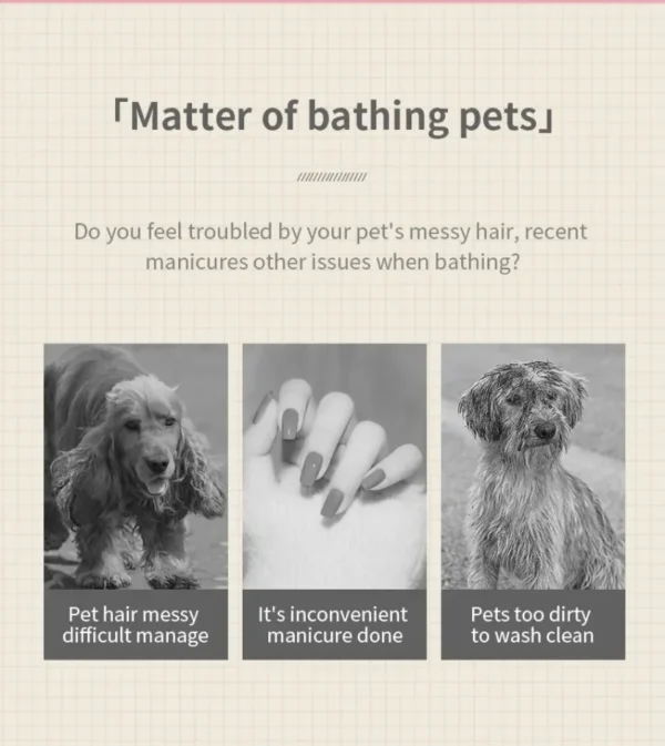 USB Rechargeable 3-in-1 Pet Grooming Brush with Steam Spray & Massage, Anti-Flying Hair Electric Bath Brush for Dog Cat Shedding - Image 10