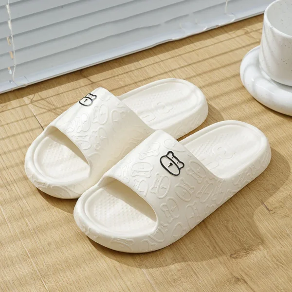 Lightweight Summer Slippers for Women Printting Cute Bear Indoor Bathroom Anti-slip Soft Sole Casual Couple Men EVA Slides - Image 9