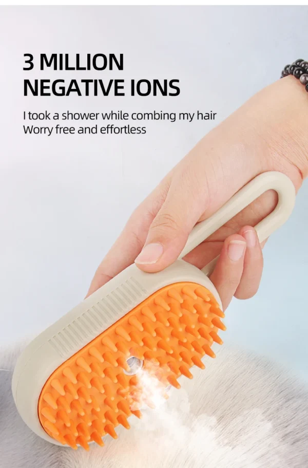 Cat Spray Comb Rotatable Handle Pet Spray Comb Cat Bath Massage Brush Pet Electric De-Shedding Brush - Image 14