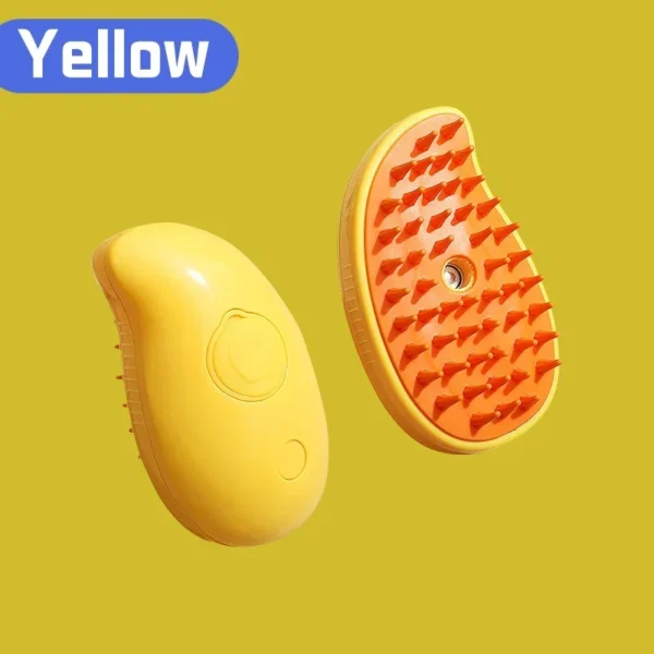 USB Rechargeable 3-in-1 Pet Grooming Brush with Steam Spray & Massage, Anti-Flying Hair Electric Bath Brush for Dog Cat Shedding - Image 8