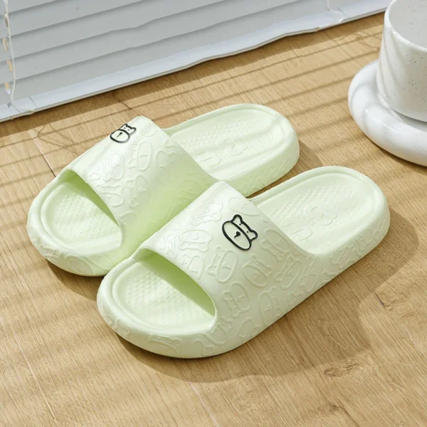 Lightweight Summer Slippers for Women Printting Cute Bear Indoor Bathroom Anti-slip Soft Sole Casual Couple Men EVA Slides - Image 7