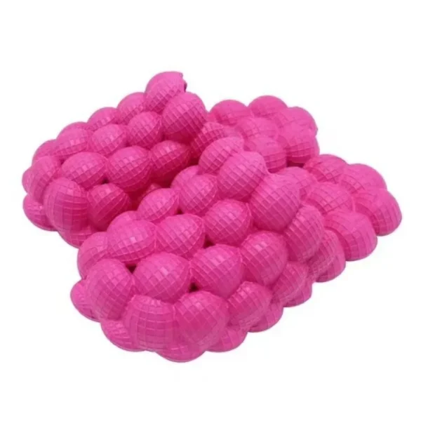 Lychee Slippers Bubble Shoes Women Step on Shit Feelings Ins Internet Celebrity Trend Personality Non-slip Massage Bottom - Image 18