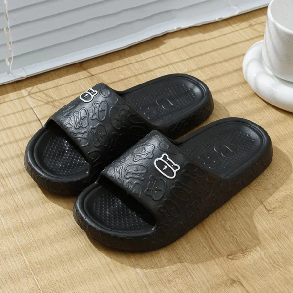 Lightweight Summer Slippers for Women Printting Cute Bear Indoor Bathroom Anti-slip Soft Sole Casual Couple Men EVA Slides - Image 11