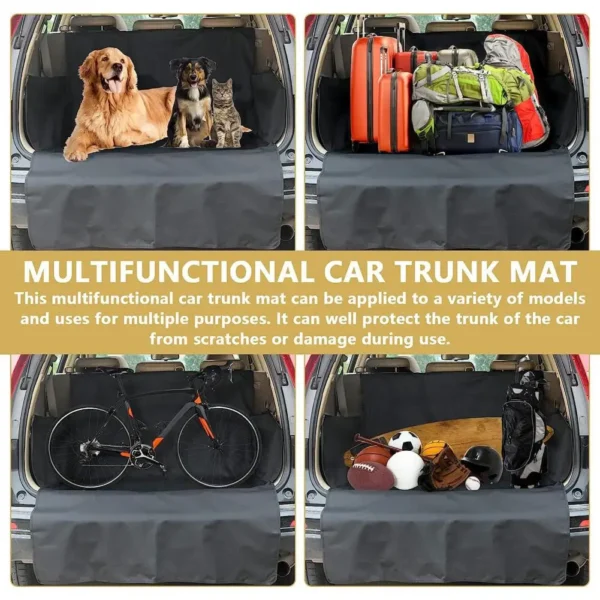Dog Car Seat Cover Waterproof Pet Travel Dog Carrier Hammock Car Rear Back Seat Protector Mat Safety Carrier For Dogs - Image 3