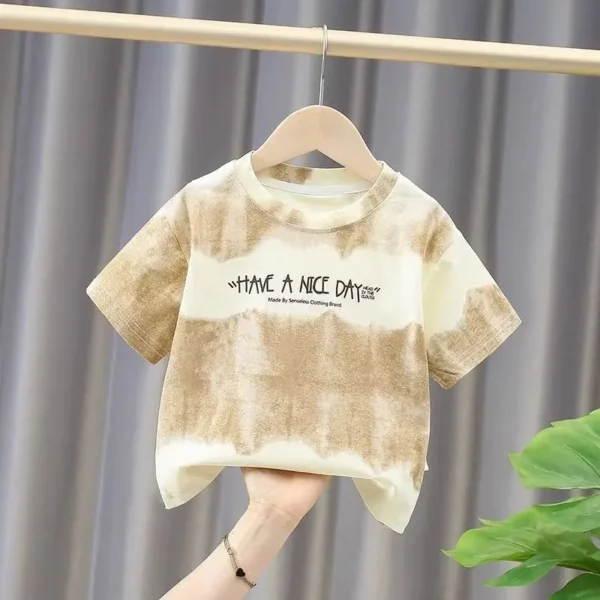 Summer Children Cartoon T-shirt for Boy Printing Boys T Shirt Girls Tops Tees Cartoon Kids Clothes - Image 3