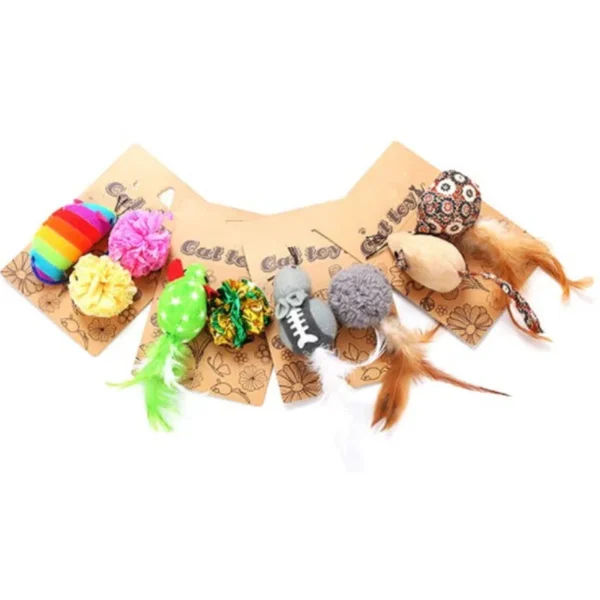 2025 Hot Mice Animal Cat Toys Catnip Interactive Cat Ball Pet Products Kitten Toys Cat Supplies Cat Toy - Image 6