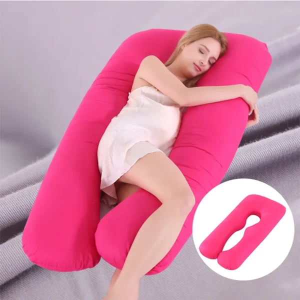 Cotton Pregnant Pillow U Shape Pillow for Pregnant Women Breastfeeding Cushion Maternity Sleeping Waist Pillow Pregnancy Cushion - Image 2