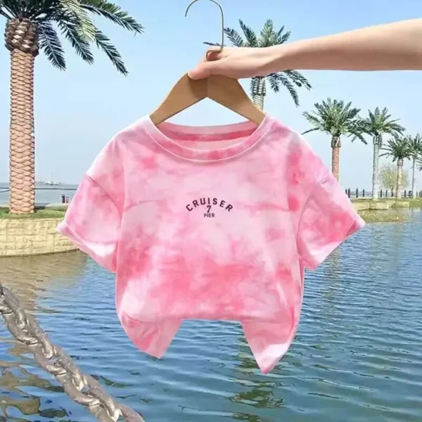Summer Children Cartoon T-shirt for Boy Printing Boys T Shirt Girls Tops Tees Cartoon Kids Clothes - Image 6
