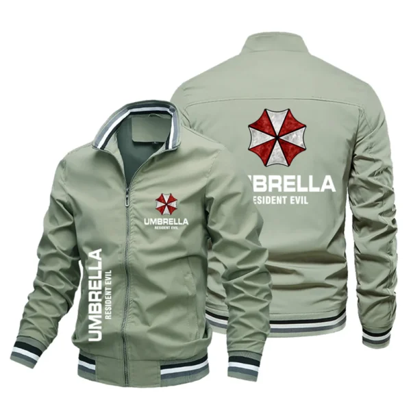 2025 Spring and Autumn New Men's Retro Pilot Umbrella Company Logo Outdoor Casual Clothing Motorcycle Sports Bicycle Jacket - Image 4