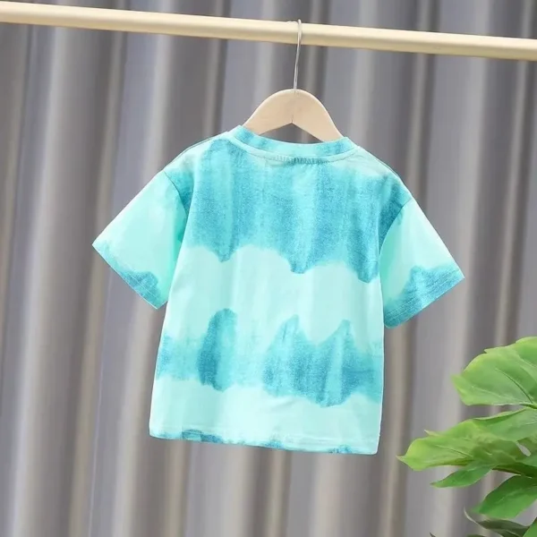 Summer Children Cartoon T-shirt for Boy Printing Boys T Shirt Girls Tops Tees Cartoon Kids Clothes - Image 4