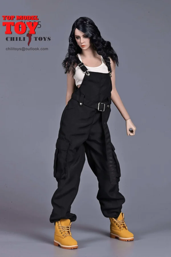 CHILI TOYS CL005 1/6 Female Rompers Camisole Set Jumpsuits Vest Pants Clothes Model for 12'' Soldier Action Figure Body Dolls - Image 4