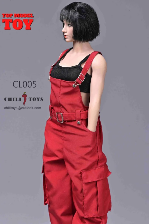 CHILI TOYS CL005 1/6 Female Rompers Camisole Set Jumpsuits Vest Pants Clothes Model for 12'' Soldier Action Figure Body Dolls - Image 3